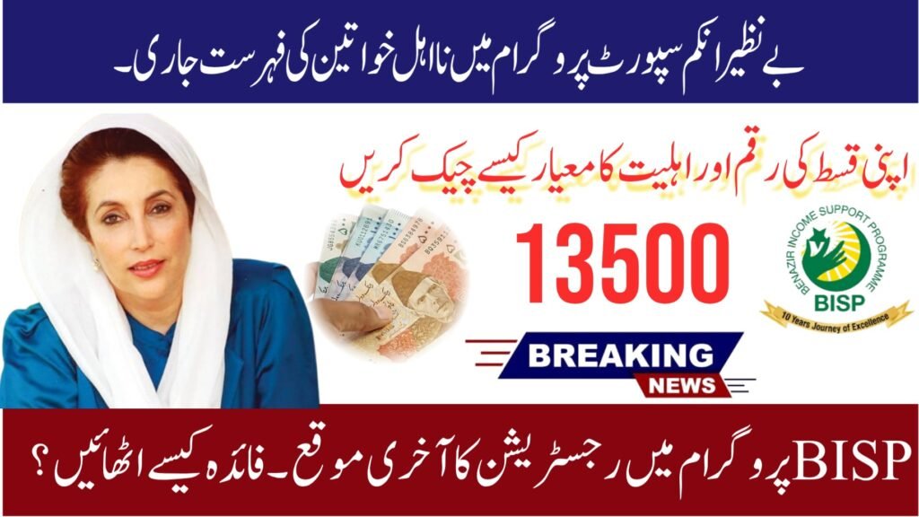 How To Complete Your Dynamic Survey for BISP 2025 and Secure Rs. 13,500 Installment December 2025