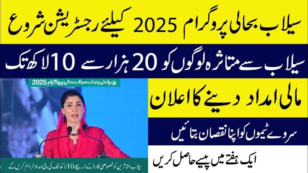 Punjab Flood Relief Survey 2025: Registration, Documents, and Benefits