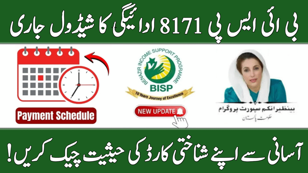 BISP 8171 Payment Cycle