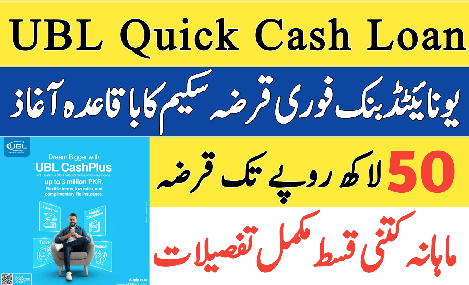 UBL Quick Cash Loan Pakistan