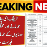 List of Traffic E Challan Fines