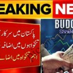Govt Employees Salary Boost Pakistan 2025-26