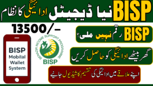 BISP New Digital Payment System