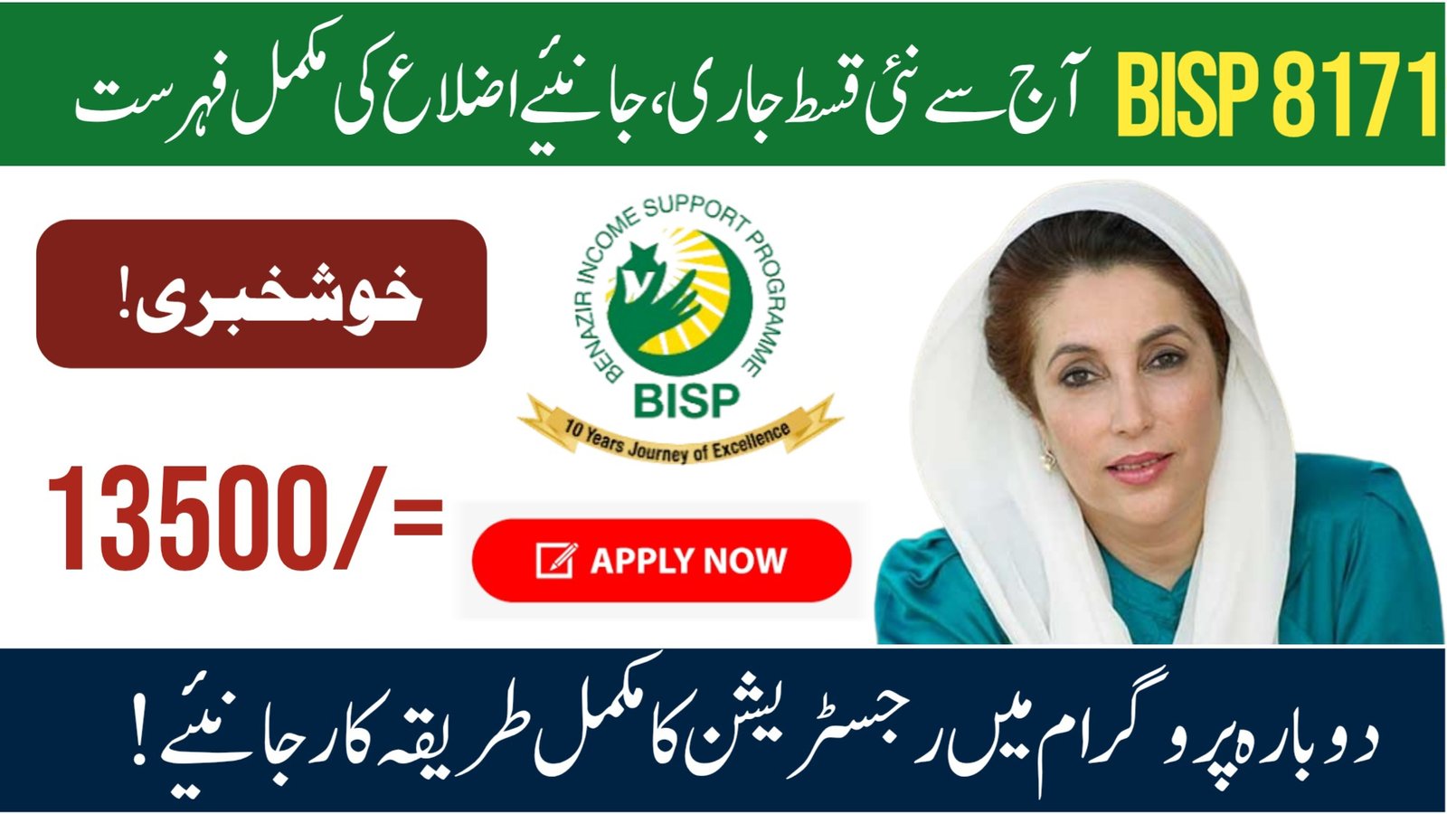 BISP 8171 Payment Check by CNIC Online 2025