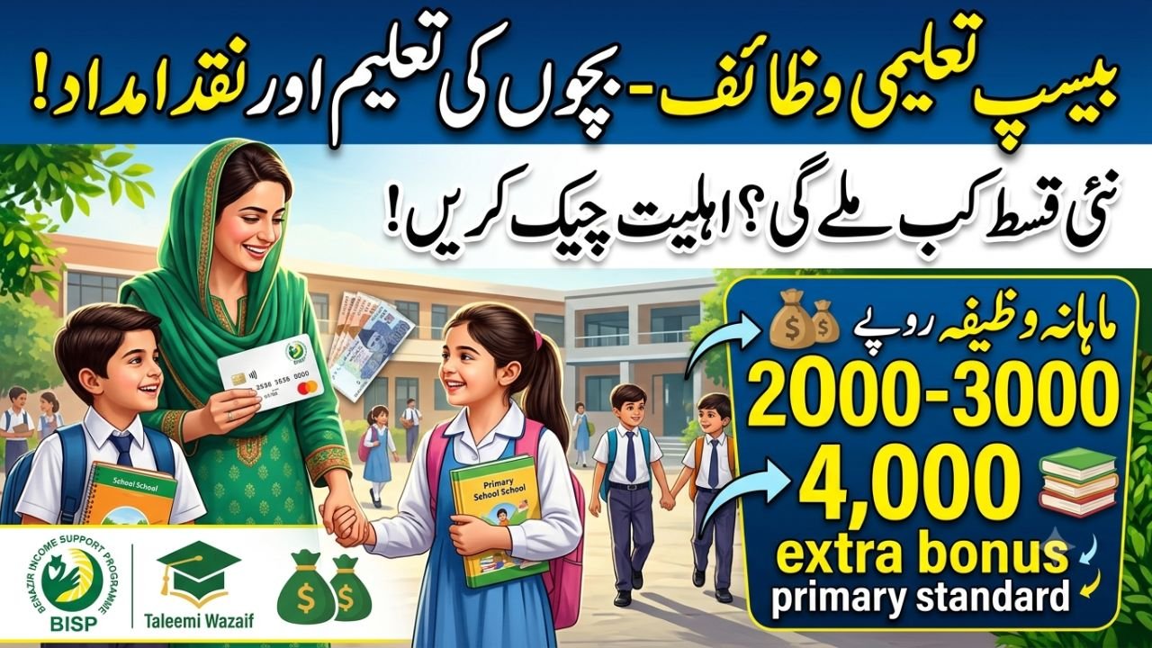 BISP Taleemi Wazaif August Payment
