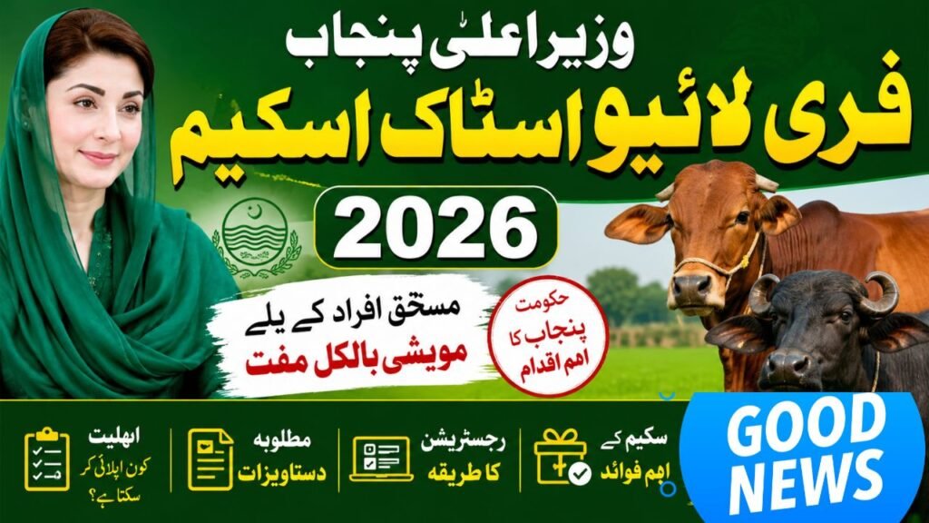 CM Punjab free livestock scheme