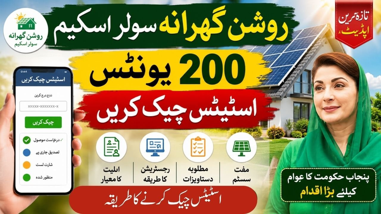 Roshan Gharana solar scheme