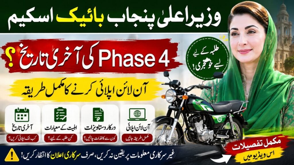 CM Punjab bike scheme