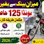 Honda 125 from Meezan Bank Without Interest