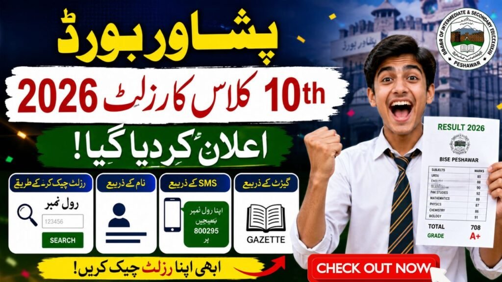 BISE Peshawar 10th Class Result